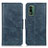 Custodia Portafoglio In Pelle Cover con Supporto M09L per Nokia XR21 Blu