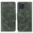 Custodia Portafoglio In Pelle Cover con Supporto M09L per Samsung Galaxy M32 4G Verde