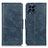 Custodia Portafoglio In Pelle Cover con Supporto M09L per Samsung Galaxy M53 5G Blu