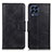 Custodia Portafoglio In Pelle Cover con Supporto M09L per Samsung Galaxy M53 5G Nero