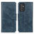 Custodia Portafoglio In Pelle Cover con Supporto M09L per Samsung Galaxy Quantum2 5G Blu