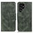 Custodia Portafoglio In Pelle Cover con Supporto M09L per Samsung Galaxy S21 Ultra 5G Verde