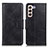 Custodia Portafoglio In Pelle Cover con Supporto M09L per Samsung Galaxy S23 Plus 5G Nero