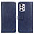 Custodia Portafoglio In Pelle Cover con Supporto M10L per Samsung Galaxy A33 5G Blu