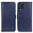 Custodia Portafoglio In Pelle Cover con Supporto M10L per Samsung Galaxy M32 4G Blu