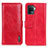 Custodia Portafoglio In Pelle Cover con Supporto M11L per Oppo A94 4G Rosso