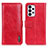 Custodia Portafoglio In Pelle Cover con Supporto M11L per Samsung Galaxy A33 5G Rosso