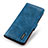 Custodia Portafoglio In Pelle Cover con Supporto M11L per Samsung Galaxy M32 5G Blu