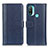 Custodia Portafoglio In Pelle Cover con Supporto M13L per Motorola Moto E20 Blu