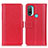 Custodia Portafoglio In Pelle Cover con Supporto M13L per Motorola Moto E20 Rosso