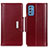 Custodia Portafoglio In Pelle Cover con Supporto M13L per Samsung Galaxy M52 5G Rosso