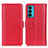 Custodia Portafoglio In Pelle Cover con Supporto M14L per Motorola Moto Edge Lite 5G Rosso