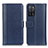 Custodia Portafoglio In Pelle Cover con Supporto M14L per Oppo A53s 5G Blu
