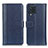 Custodia Portafoglio In Pelle Cover con Supporto M14L per Samsung Galaxy M32 4G Blu