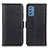 Custodia Portafoglio In Pelle Cover con Supporto M14L per Samsung Galaxy M52 5G Nero