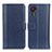 Custodia Portafoglio In Pelle Cover con Supporto M14L per Samsung Galaxy XCover 5 SM-G525F Blu