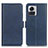 Custodia Portafoglio In Pelle Cover con Supporto M15L per Motorola Moto Edge X30 Pro 5G Blu