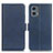Custodia Portafoglio In Pelle Cover con Supporto M15L per Motorola Moto G 5G (2023) Blu