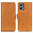 Custodia Portafoglio In Pelle Cover con Supporto M15L per Motorola Moto G 5G (2023) Marrone Chiaro