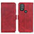 Custodia Portafoglio In Pelle Cover con Supporto M15L per Motorola Moto G Power (2022) Rosso