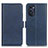 Custodia Portafoglio In Pelle Cover con Supporto M15L per Motorola Moto G52j 5G Blu