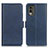 Custodia Portafoglio In Pelle Cover con Supporto M15L per Nokia C32 Blu