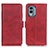 Custodia Portafoglio In Pelle Cover con Supporto M15L per Nokia X30 5G Rosso