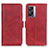 Custodia Portafoglio In Pelle Cover con Supporto M15L per Oppo A56S 5G Rosso