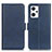 Custodia Portafoglio In Pelle Cover con Supporto M15L per Oppo Reno7 A Blu