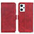 Custodia Portafoglio In Pelle Cover con Supporto M15L per Oppo Reno7 A Rosso