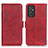Custodia Portafoglio In Pelle Cover con Supporto M15L per Samsung Galaxy Quantum2 5G Rosso