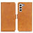 Custodia Portafoglio In Pelle Cover con Supporto M15L per Samsung Galaxy S21 Plus 5G Giallo