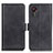 Custodia Portafoglio In Pelle Cover con Supporto M15L per Samsung Galaxy XCover 5 SM-G525F Nero