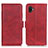 Custodia Portafoglio In Pelle Cover con Supporto M15L per Samsung Galaxy Xcover Pro 2 5G Rosso