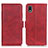 Custodia Portafoglio In Pelle Cover con Supporto M15L per Sony Xperia Ace III Rosso