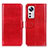 Custodia Portafoglio In Pelle Cover con Supporto M15L per Xiaomi Mi 12S 5G Rosso