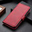 Custodia Portafoglio In Pelle Cover con Supporto M17L per Samsung Galaxy S21 Plus 5G Rosso