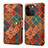 Custodia Portafoglio In Pelle Cover con Supporto MT2 per Apple iPhone 15 Pro Max Multicolore