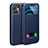 Custodia Portafoglio In Pelle Cover con Supporto N01 per Apple iPhone 12 Mini Blu