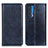 Custodia Portafoglio In Pelle Cover con Supporto N01P per Motorola Moto Edge (2021) 5G Blu