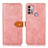 Custodia Portafoglio In Pelle Cover con Supporto N01P per Motorola Moto G10 Rosa