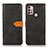 Custodia Portafoglio In Pelle Cover con Supporto N01P per Motorola Moto G20 Nero