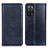 Custodia Portafoglio In Pelle Cover con Supporto N01P per Oppo A53s 5G Blu