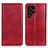 Custodia Portafoglio In Pelle Cover con Supporto N01P per Samsung Galaxy S23 Ultra 5G Rosso