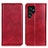 Custodia Portafoglio In Pelle Cover con Supporto N01P per Samsung Galaxy S25 Ultra 5G Rosso