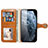 Custodia Portafoglio In Pelle Cover con Supporto N02 per Apple iPhone 12 Pro Max
