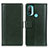 Custodia Portafoglio In Pelle Cover con Supporto N02P per Motorola Moto E20 Verde