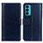 Custodia Portafoglio In Pelle Cover con Supporto N02P per Motorola Moto Edge Lite 5G Blu