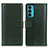 Custodia Portafoglio In Pelle Cover con Supporto N02P per Motorola Moto Edge Lite 5G Verde