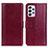 Custodia Portafoglio In Pelle Cover con Supporto N02P per Samsung Galaxy A73 5G Rosso